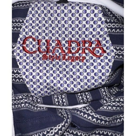 Cuadra Style Legacy Long Sleeve Button Up Shirt Large Made In Turkey - Picture 2 of 12